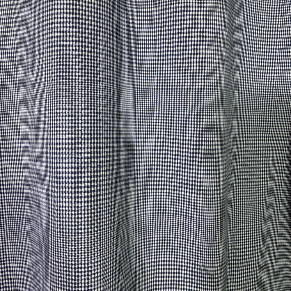 Black Brown 1826 Mens Blue Check Egyptian Cotton Slim Fit Non Iron Shirt 16.5 34 - Picture 10 of 16